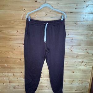 Vuori Dark Brown Joggers with Drawstring
